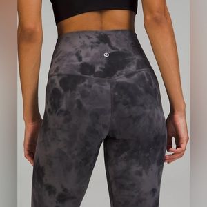 Lululemon Align HR 28” size 6 - Diamond Dye Pitch Grey Graphite Grey